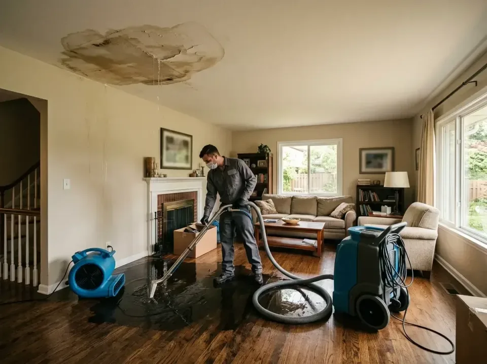 attic-pipe-burst-ceiling-drip-008 — frequently asked questions, Water Damage Restoration & Carpet Care in Easton, MD